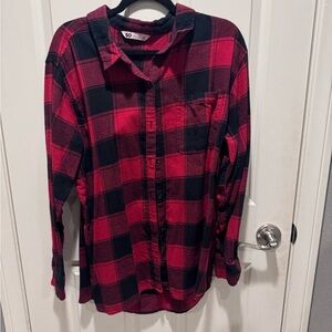SO red/ black flannel size XL
